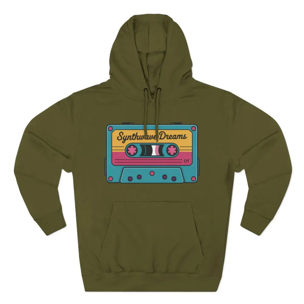 Retro Synthwave Unisex Hoodie Vintage Music 80s Inspired Fleece Sweatshirt Casual Streetwear Cozy Gift for Lovers M