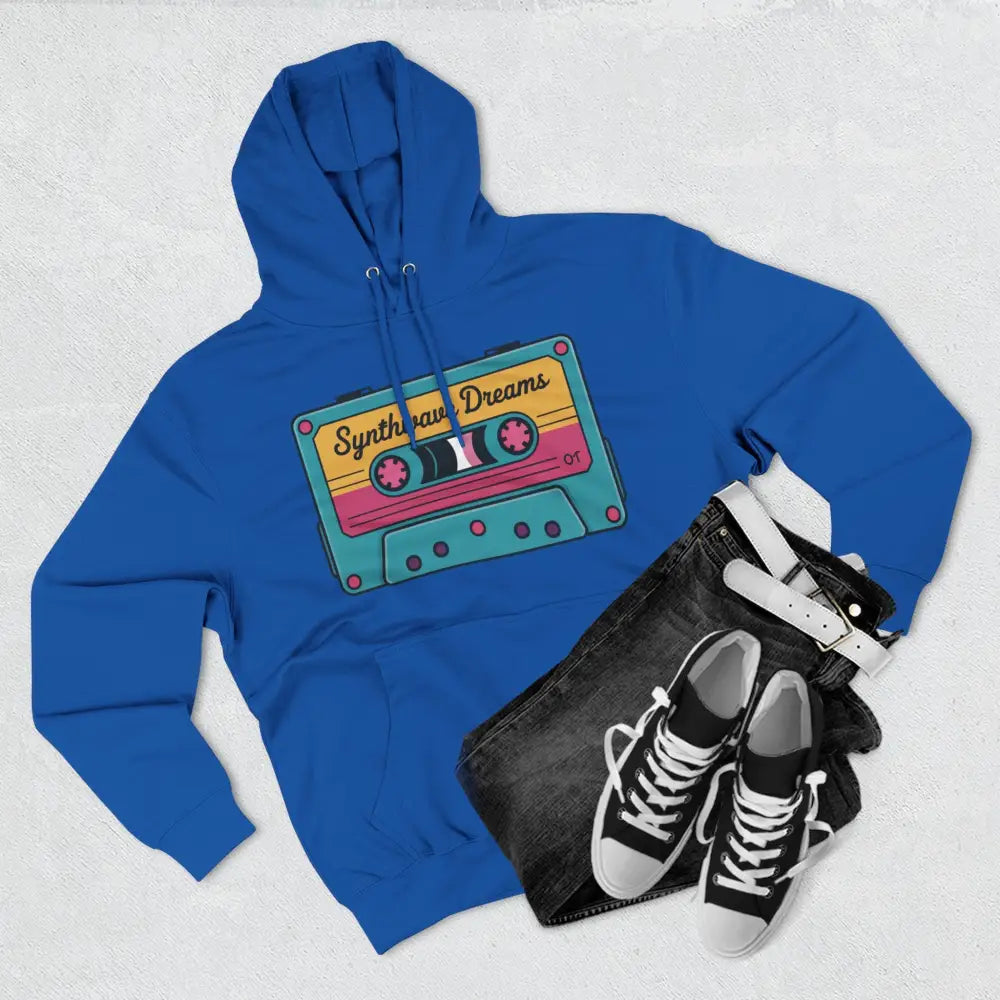 Retro Synthwave Unisex Hoodie Vintage Music 80s Inspired Fleece Sweatshirt Casual Streetwear Cozy Gift for Lovers