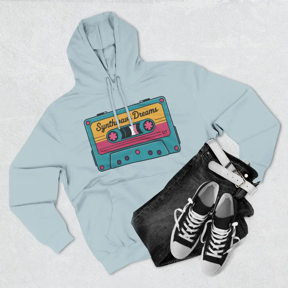 Retro Synthwave Unisex Hoodie Vintage Music 80s Inspired Fleece Sweatshirt Casual Streetwear Cozy Gift for Lovers