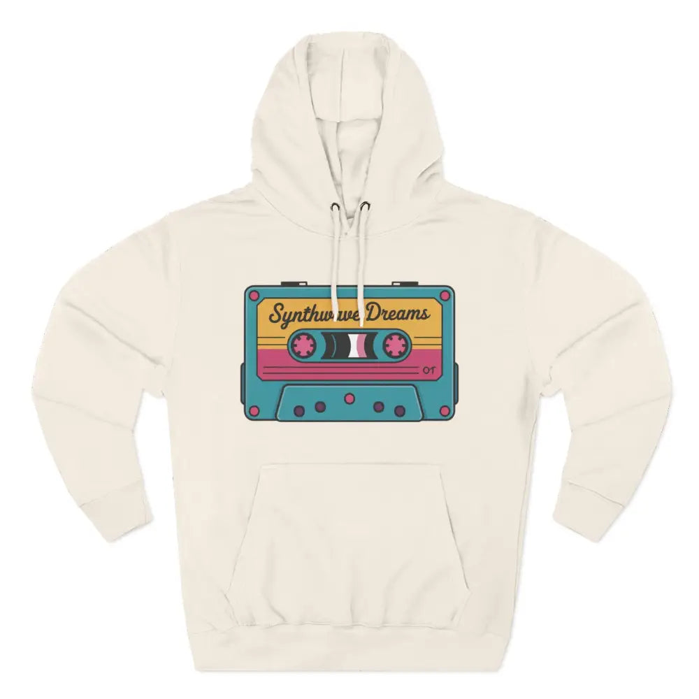 Retro Synthwave Unisex Hoodie Vintage Music 80s Inspired Fleece Sweatshirt Casual Streetwear Cozy Gift for Lovers S