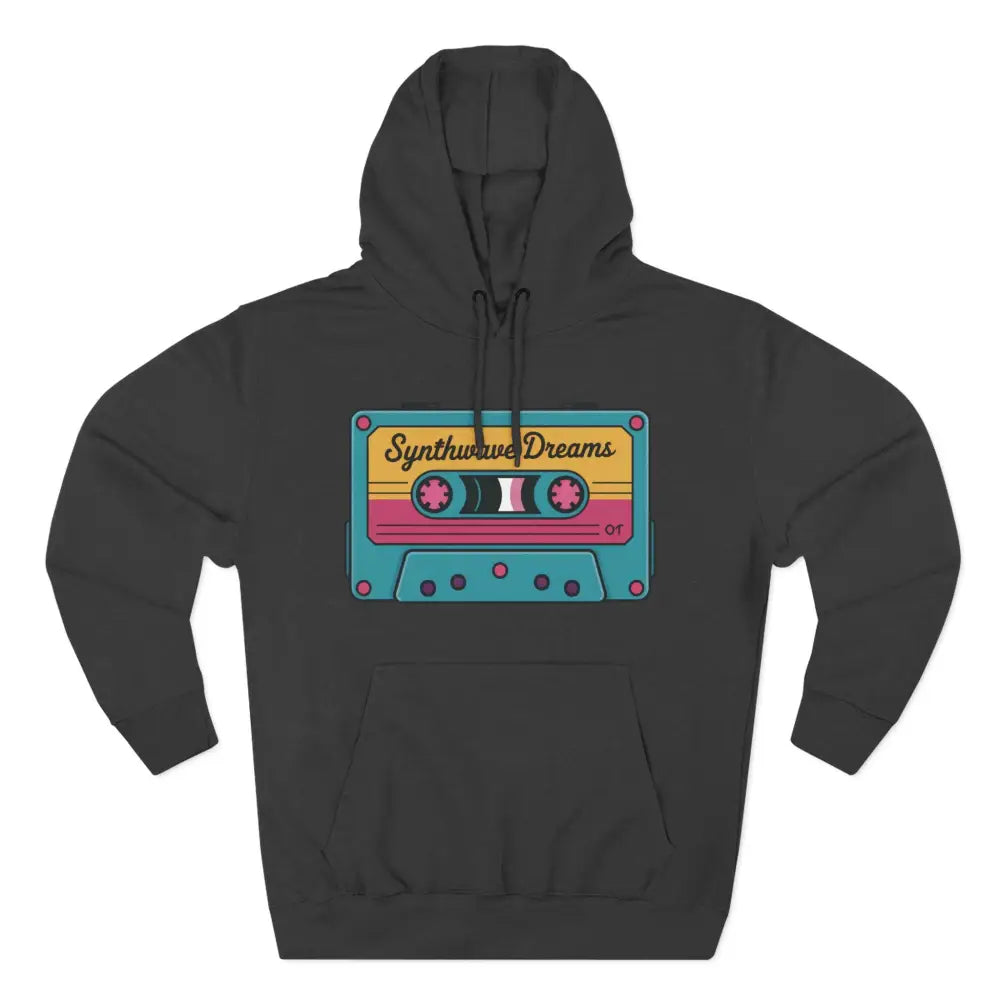 Retro Synthwave Unisex Hoodie Vintage Music 80s Inspired Fleece Sweatshirt Casual Streetwear Cozy Gift for Lovers XS