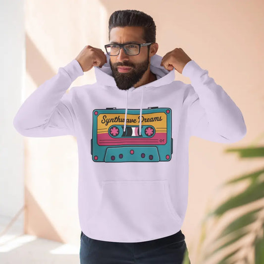 Retro Synthwave Unisex Hoodie Vintage Music 80s Inspired Fleece Sweatshirt Casual Streetwear Cozy Gift for Lovers M