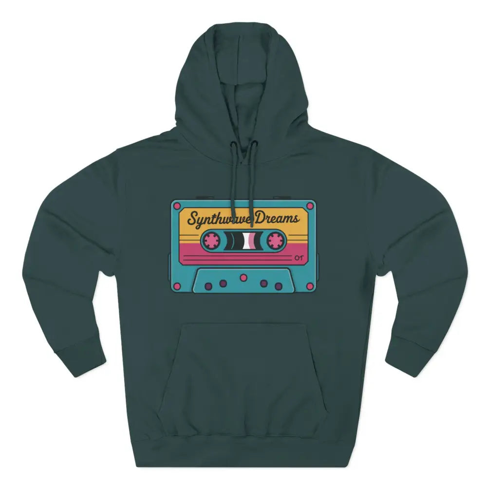 Retro Synthwave Unisex Hoodie Vintage Music 80s Inspired Fleece Sweatshirt Casual Streetwear Cozy Gift for Lovers S