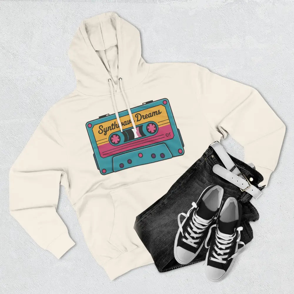 Retro Synthwave Unisex Hoodie Vintage Music 80s Inspired Fleece Sweatshirt Casual Streetwear Cozy Gift for Lovers