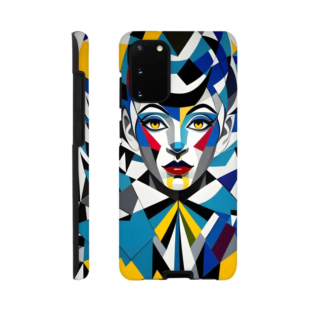 Geometric art phone case for Samsung Tough Case Fragmented Muse by PixiOnyx