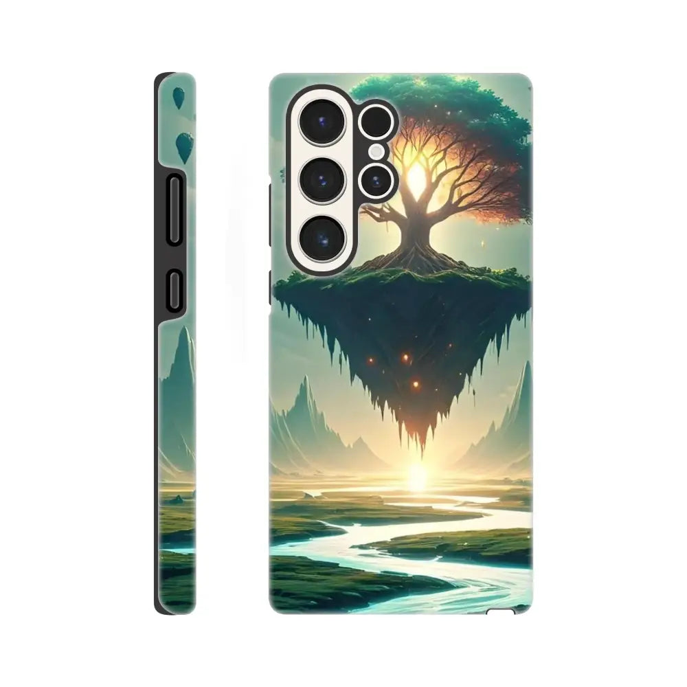 Fantasy landscape phone case featuring Sanctuary of the Skyroot for Samsung Tough Case