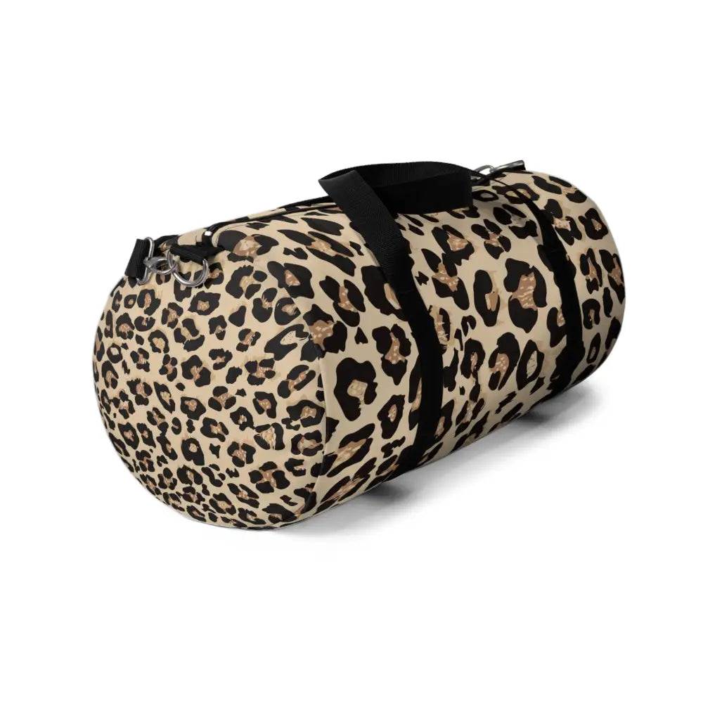 Stylish Leopard Print Duffel Bag Gym Travel Tote Weekender Sports Animal Luggage Bags