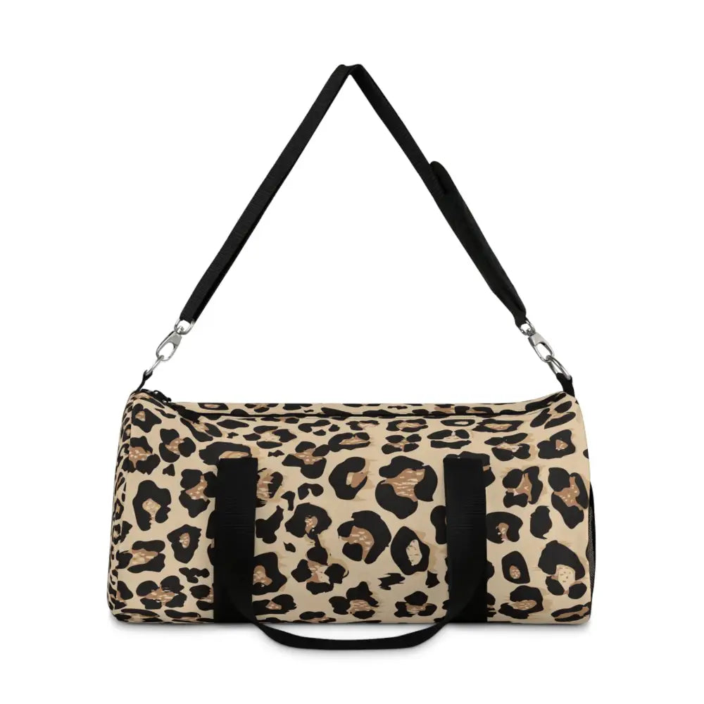 Stylish Leopard Print Duffel Bag Gym Travel Tote Weekender Sports Animal Luggage Bags