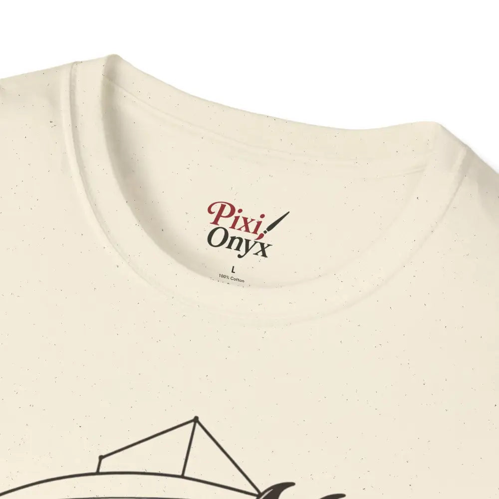 Light-colored short-sleeved crew neckline T-shirt made from ring-spun cotton with a classic fit