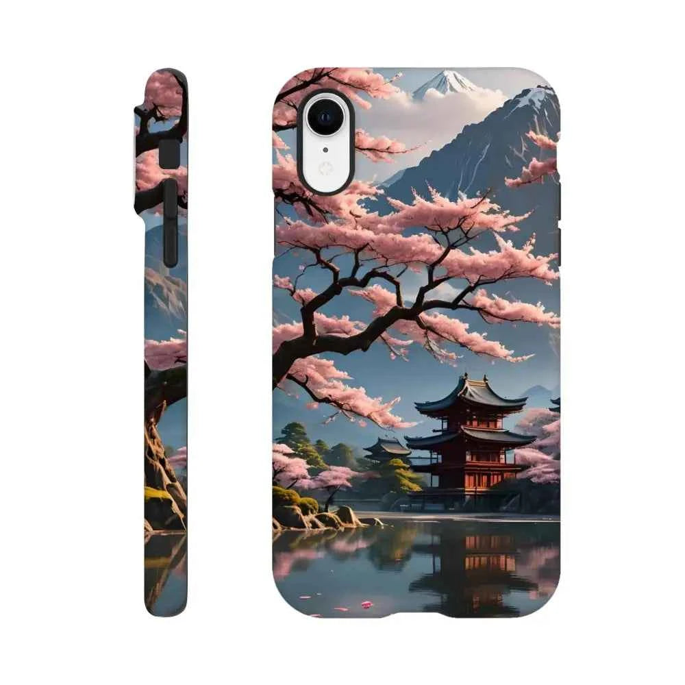 Temple Blossom Serenity – iPhone Tough Case | PixiOnyx
