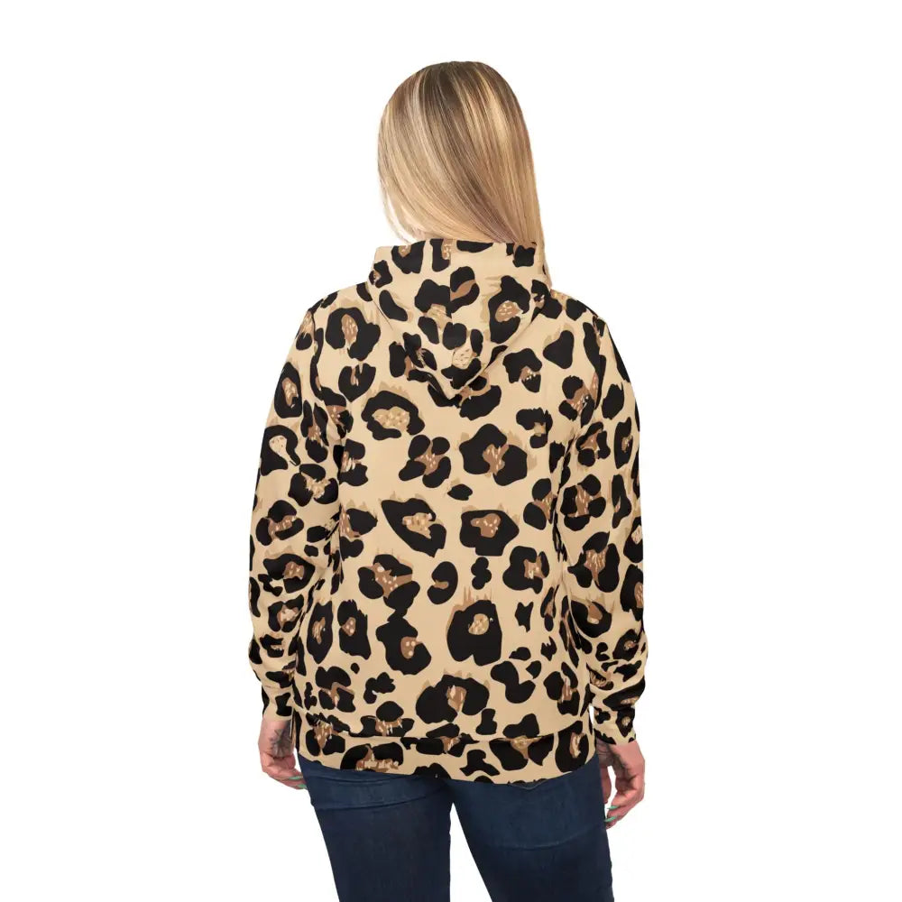 Leopard print hoodie from PixiOnyx Statementwear Street Fit unisex collection