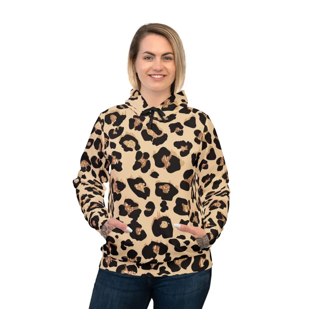 Unisex Leopard Print Hoodie from PixiOnyx Statementwear Street Fit