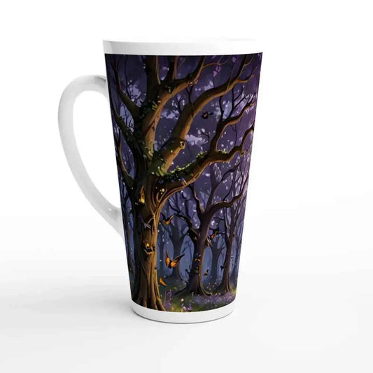 Whispers of the Enchanted Forest Latte Mug – 17oz by PixiOnyx