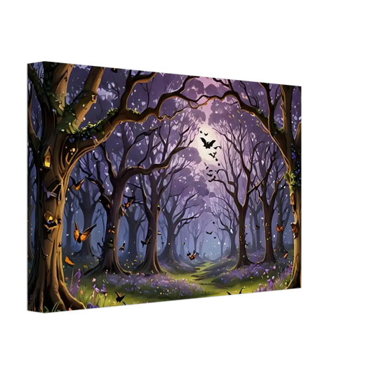 Enchanted forest canvas art titled Whispers of the Enchanted Forest by PixiOnyx