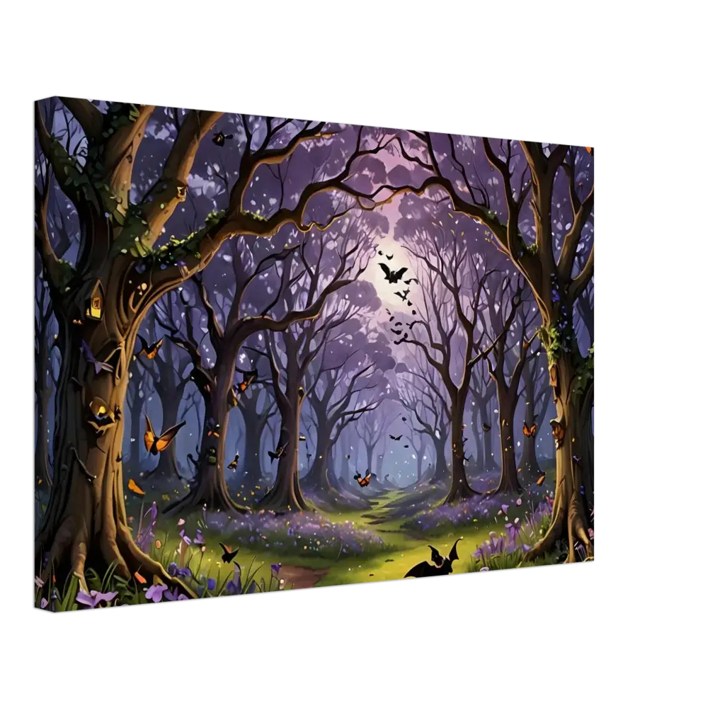 Enchanted forest canvas art from Whispers of the Enchanted Forest by PixiOnyx
