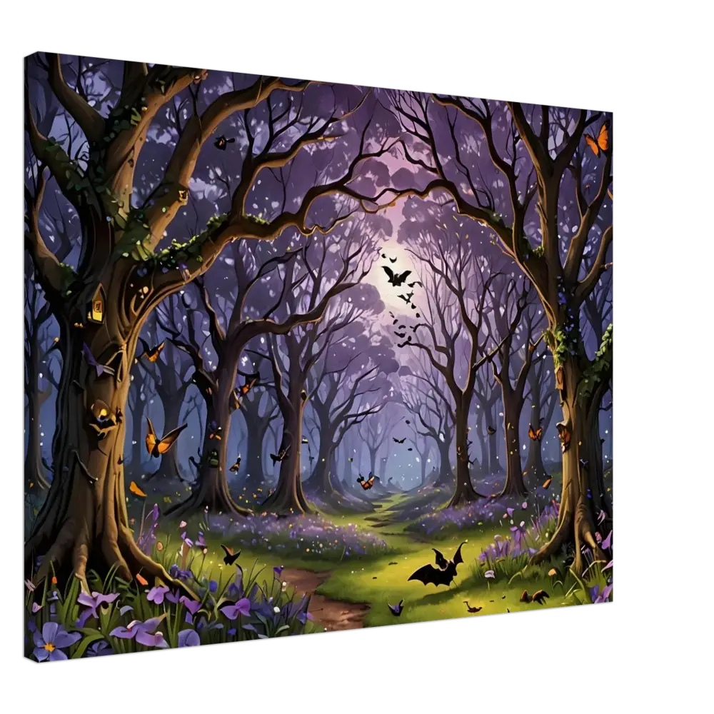 Enchanted forest canvas art from Whispers of the Enchanted Forest by PixiOnyx