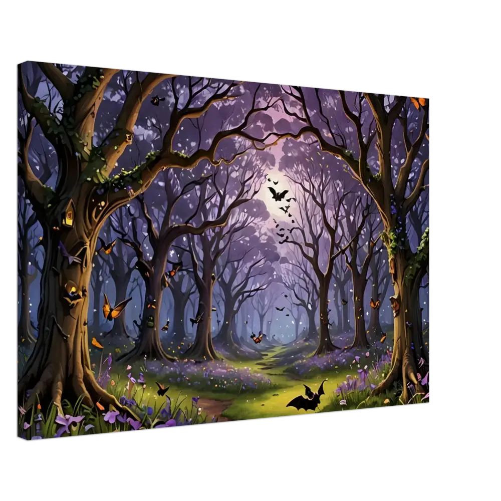 Enchanted forest canvas art print from Whispers of the Enchanted Forest by PixiOnyx