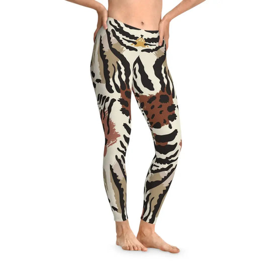 Animal print leggings from Wild & Free Stretchy Print collection by PixiOnyx Fierceform Activewear