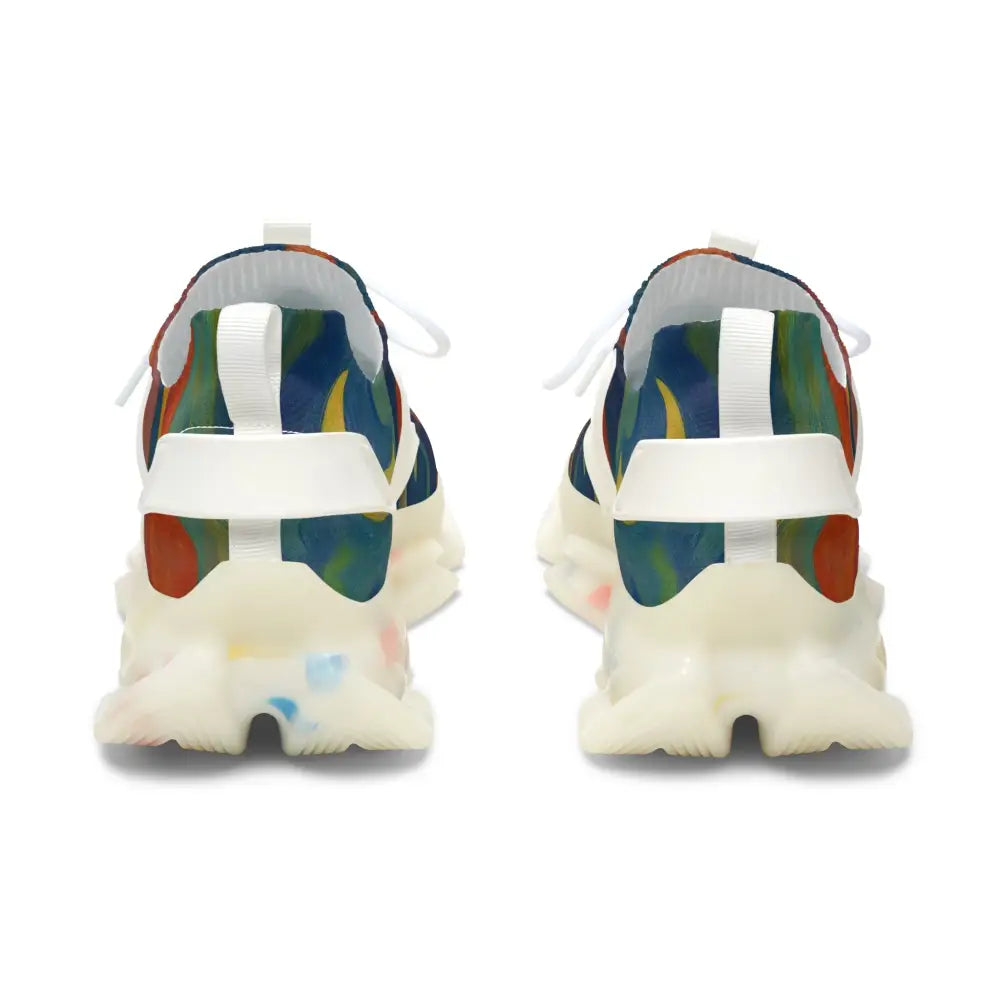 Colorful athletic shoes Women’s Mesh Sneakers Craniocolor Urban Camo Psychedelic Streetwear