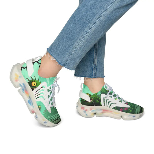 Cartoon-themed sneakers from Women’s Mesh Sneakers Grinvine Grove Ecocore Street Fusion by PixiOnyx