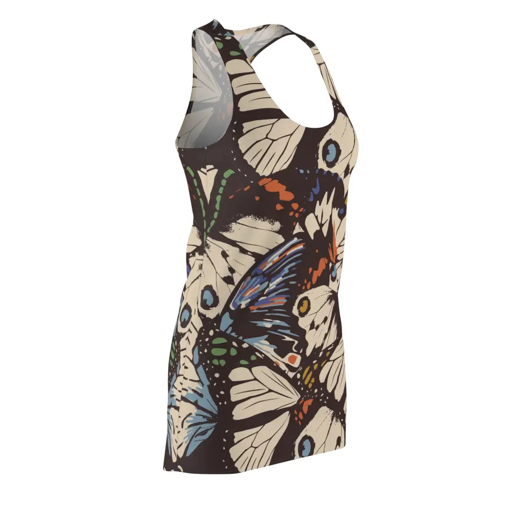 Butterfly-patterned racerback dress from PixiOnyx Summerwear Women’s Racerback Dress Butterfly Bliss