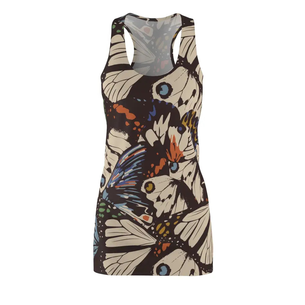 Butterfly-patterned racerback dress from PixiOnyx Summerwear Butterfly Bliss collection