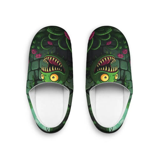 Monster-themed slippers from Grinvine Grove PixiOnyx Comfortcore Footwear for women