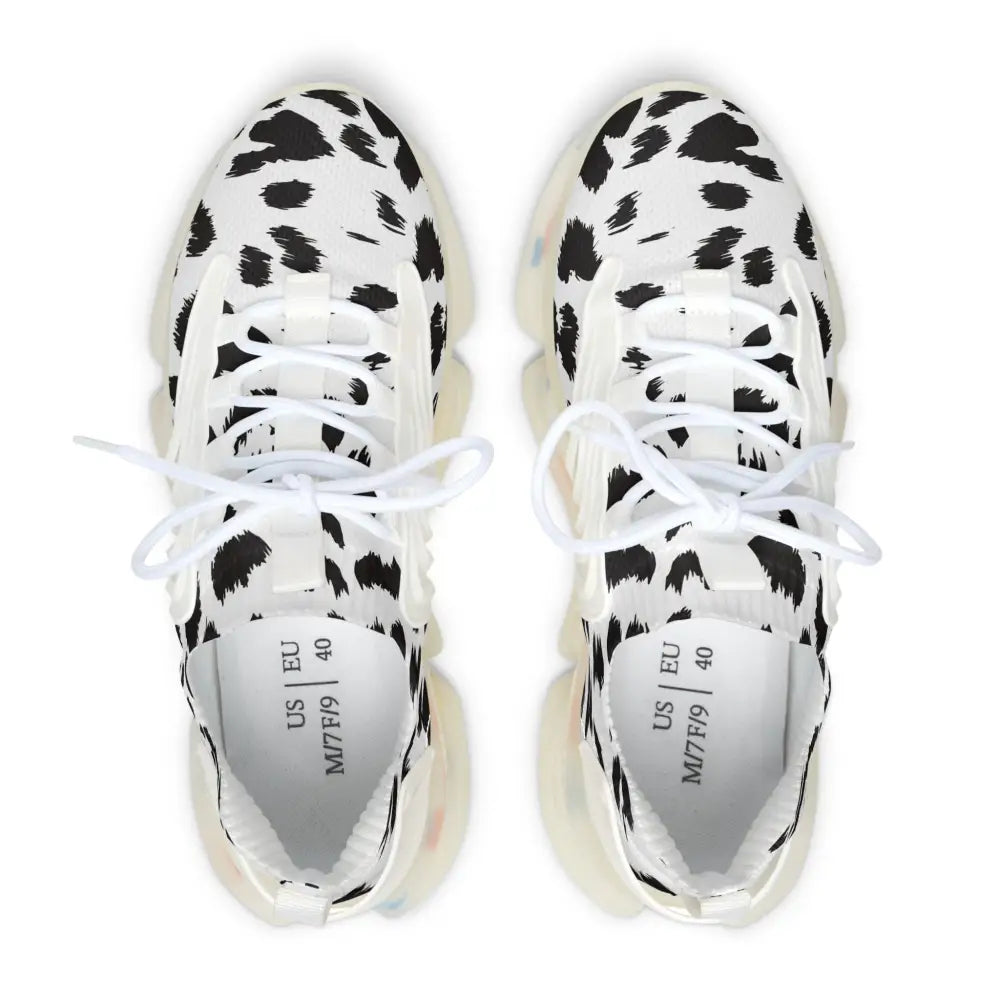 Dalmatian print sneakers Women’s Sneakers White Leopard Dash PixiOnyx Streetstride Edition